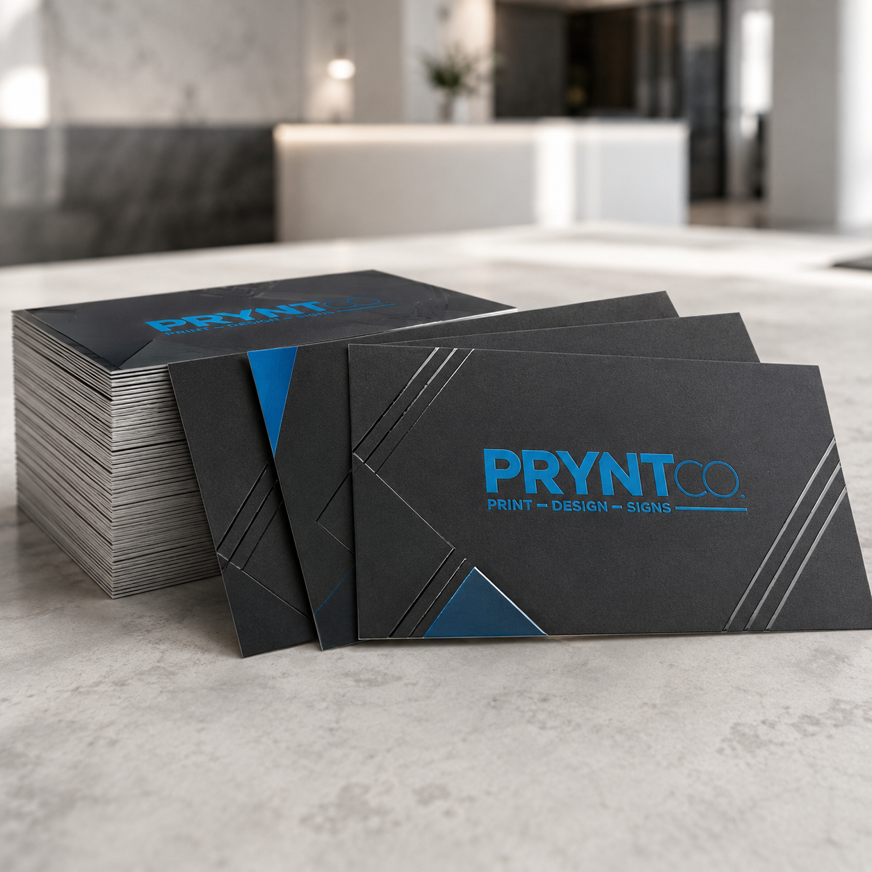 Raised Spot UV Business Cards 3