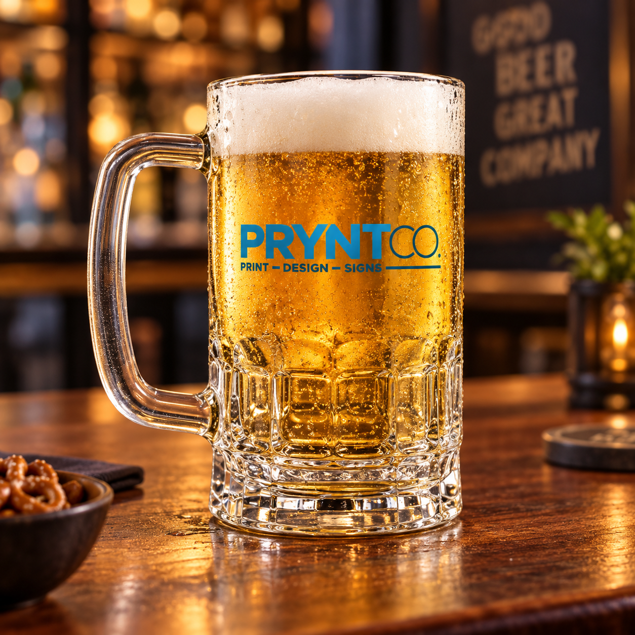 Clear Beer Mug 3