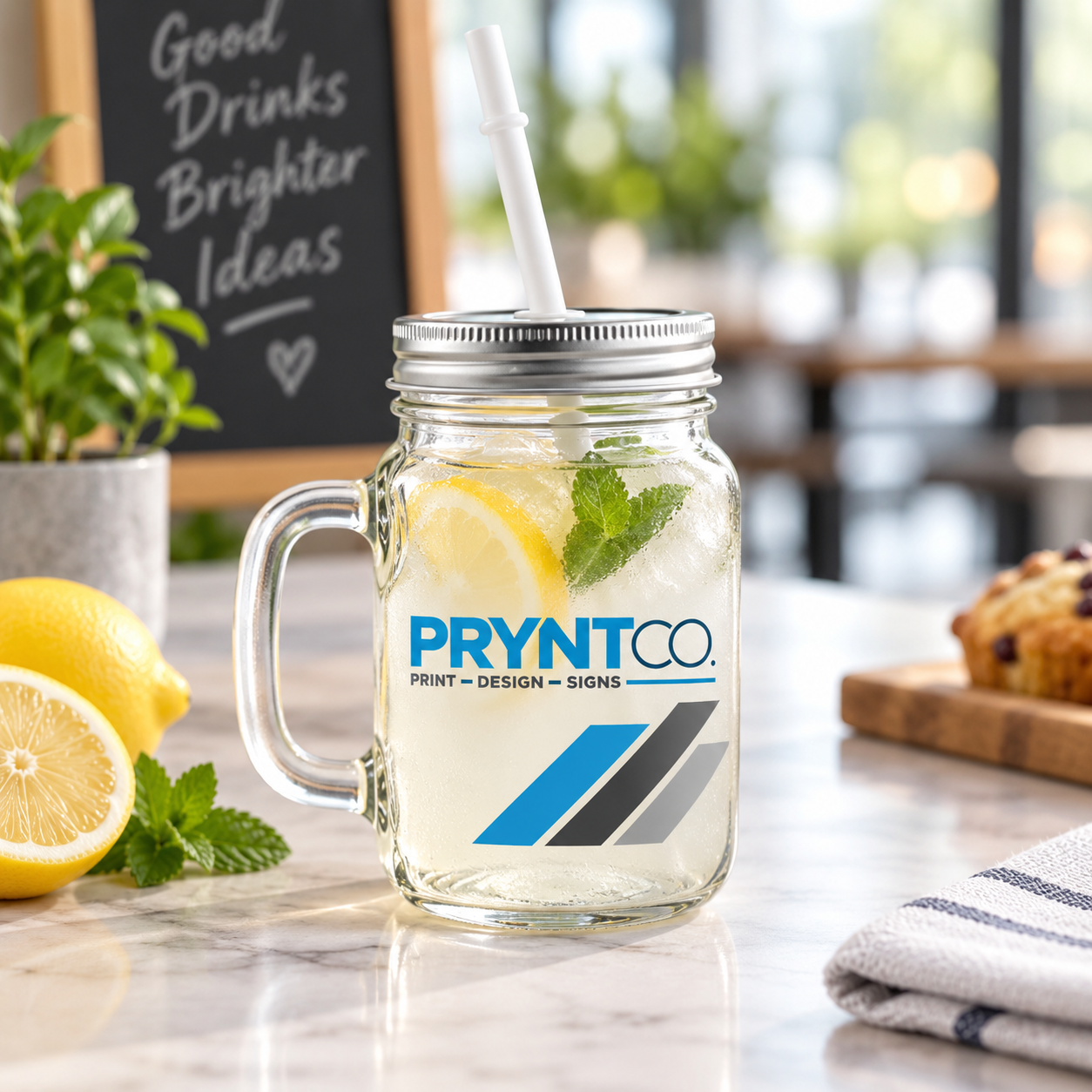 Clear Mason Jar 3