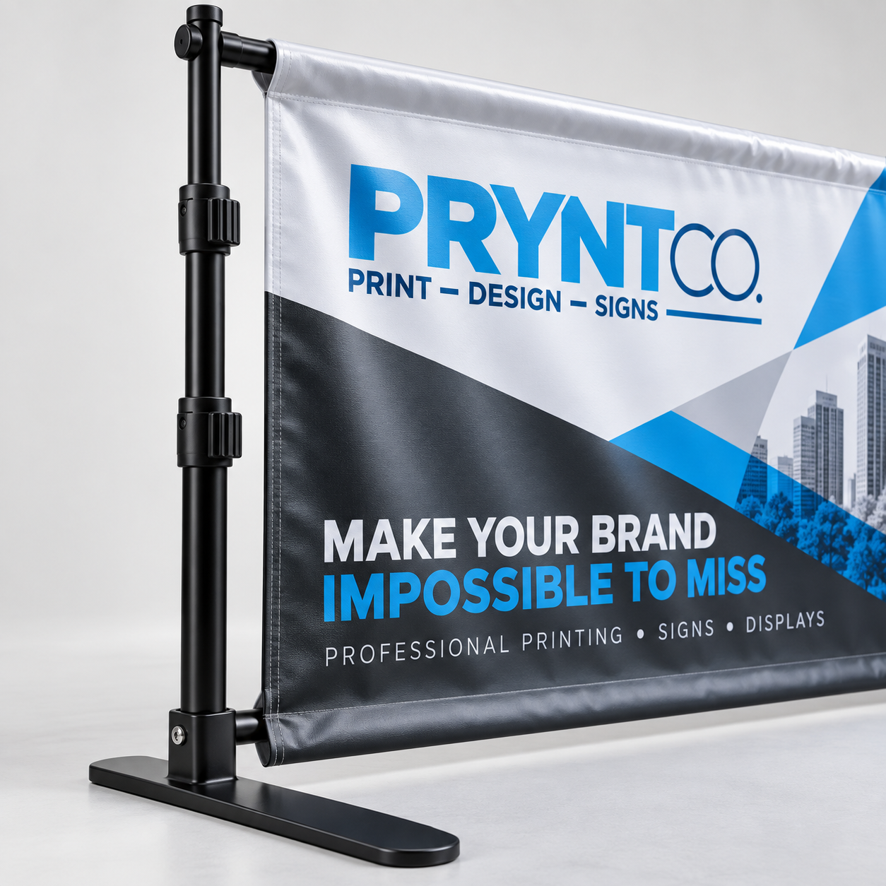 Adjustable Telescopic Banner Display 4