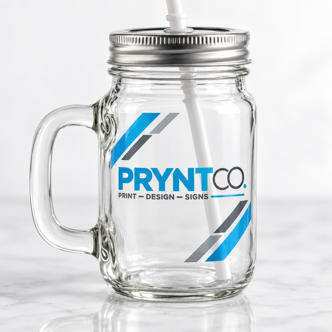 Clear Mason Jar 2