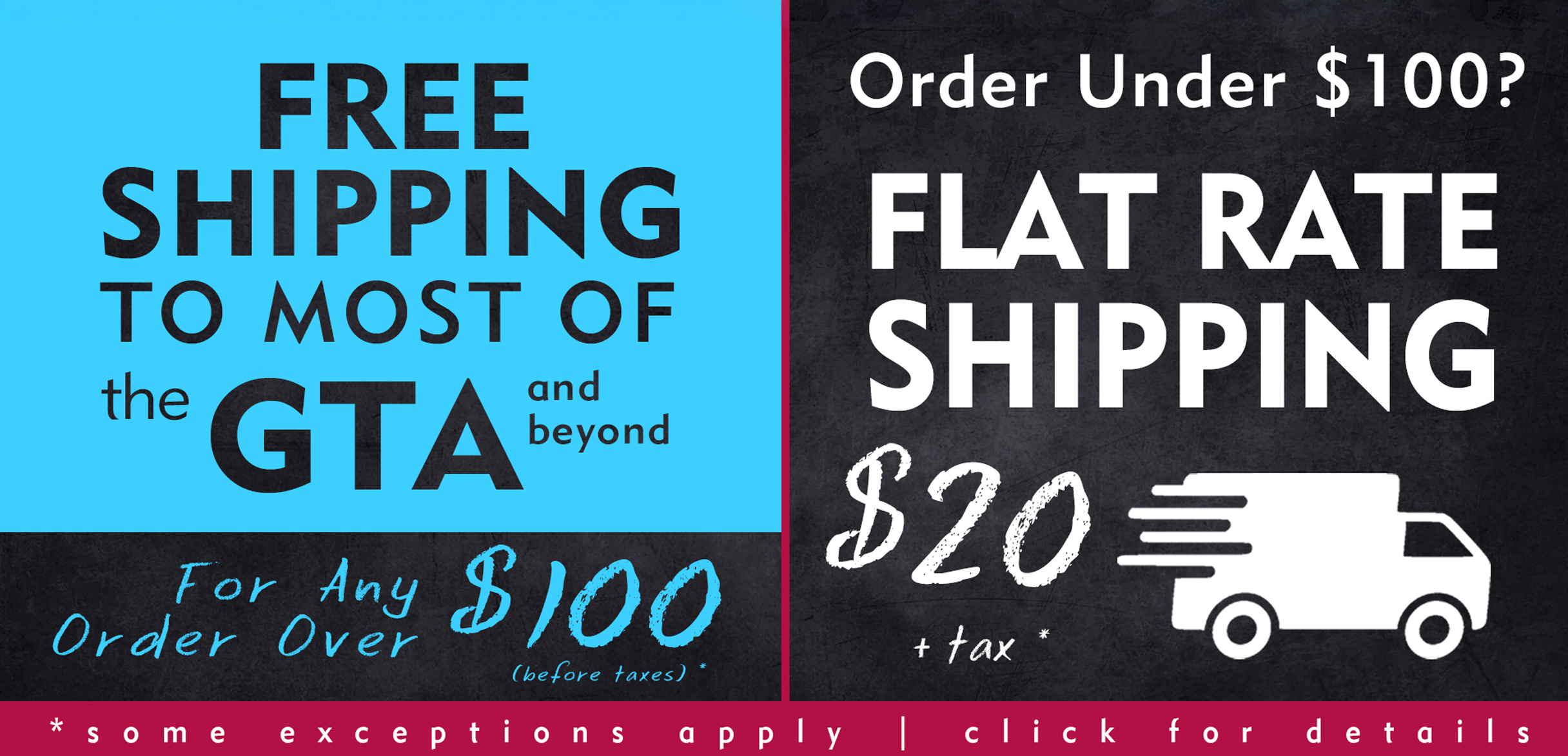Free Shipping over $100