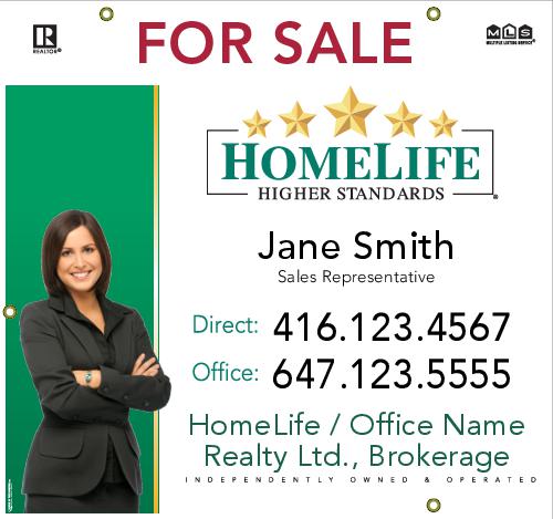 HomeLife - For Sale - Banner w/ Photo - 32x30