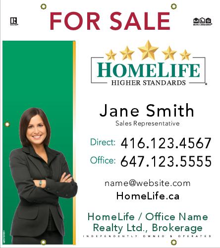 HomeLife - For Sale - Banner w/ Photo - 32x36