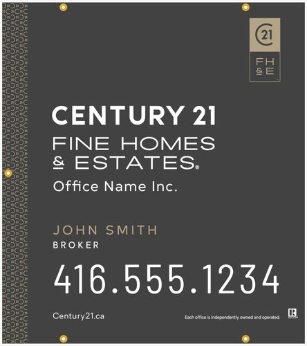 Century 21 - Fine Homes & Estates Sign - 32x36
