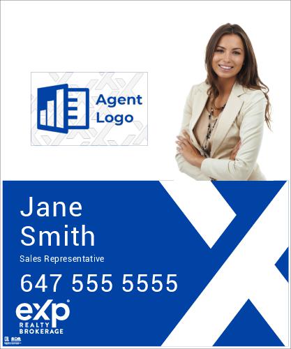eXp Realty - For Sale -  24x32 - Style 3 with Photo and Agent Logo