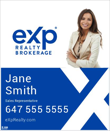 eXp Realty - For Sale -  30x36 - Style 3 with Photo