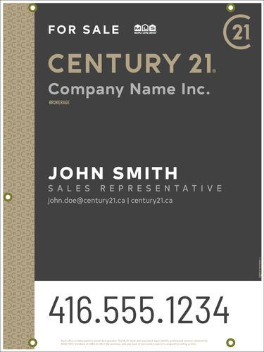 Century 21 For Sale Sign - 24x32