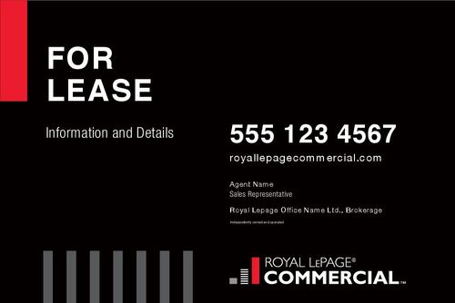 Royal LePage Commercial - 6x4 - Single - Black