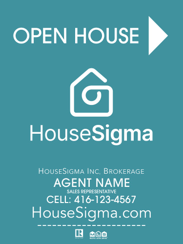 HouseSigma Sandwich Board  18 x 24 - 1 Agent