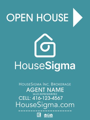 HouseSigma Sandwich Board  18 x 24 - 1 Agent