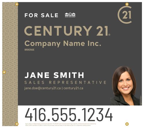 Century 21 For Sale Sign Mosaic - 36x32 with Photo