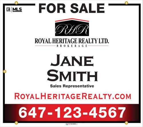 Royal Heritage Realty - For Sale Sign - 36x32