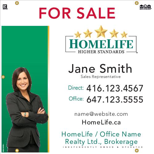 HomeLife - For Sale - Banner w/ Photo - 36x36