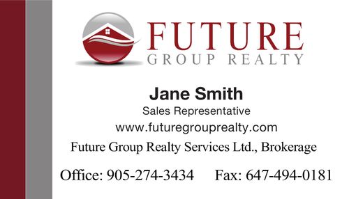 Future Group Realty - Business Card - Generic Front