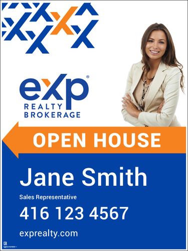 eXp Sandwich Board Style 2 - 24x32 w/Photo