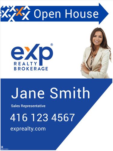 eXp Sandwich Board Style 1 - 24x32 w/Photo