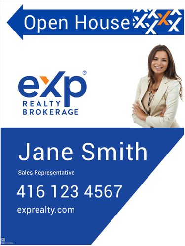 eXp Sandwich Board Style 1 - 24x32 w/Photo