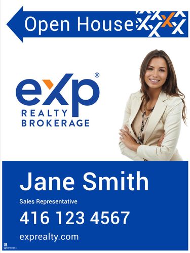 eXp Sandwich Board Style 3 - 24x32 w/Photo