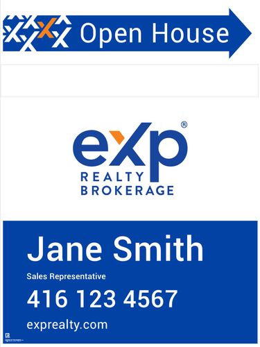 eXp Sandwich Board Style 3 - 24x32 w/Marker Panel