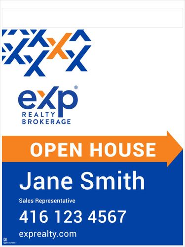 eXp Sandwich Board Style 2 - 24x32 w/Marker Panel