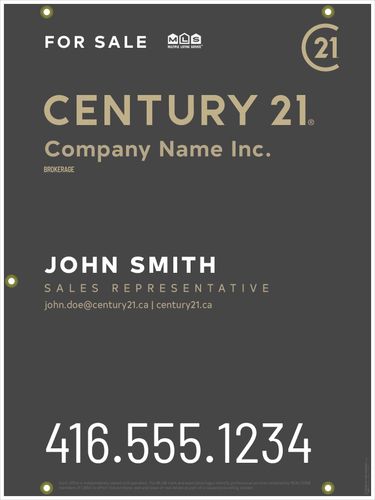Century 21 For Sale Sign Standard - 24x32 