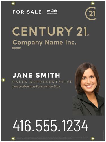 Century 21 For Sale Sign Standard - 24x32 with Photo