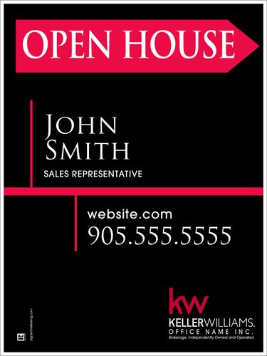 KW - Sandwich Board - Black - 24x32