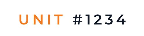 Revel Realty - Orange Text Top Rider - Unit