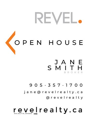 REVEL Realty Sandwich Board - 18x24 -  White Standard