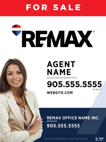 REMAX® - For Sale Sign - 24x32 w/Photo