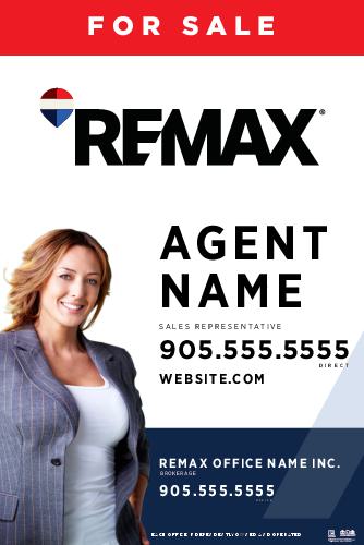 REMAX® - For Sale Sign - 24x36 w/Photo