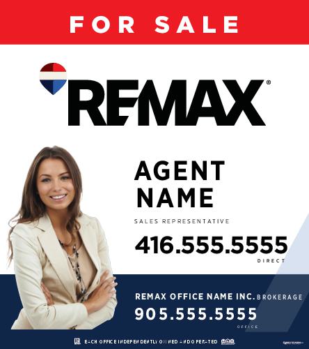 REMAX® - For Sale Sign - 32x36 w/Photo