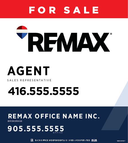 REMAX® - For Sale Sign - 32x36
