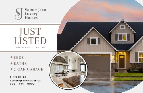 Real Estate - Just Listed Modern - Single Sided