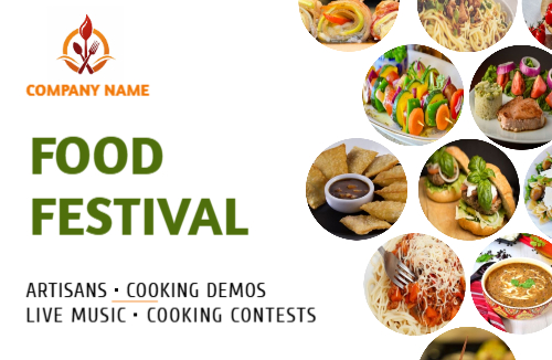Food Festival - Single Sided