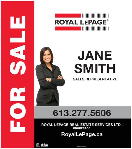 Royal LePage - For Sale Sign - 32x36 Corporate with Photo