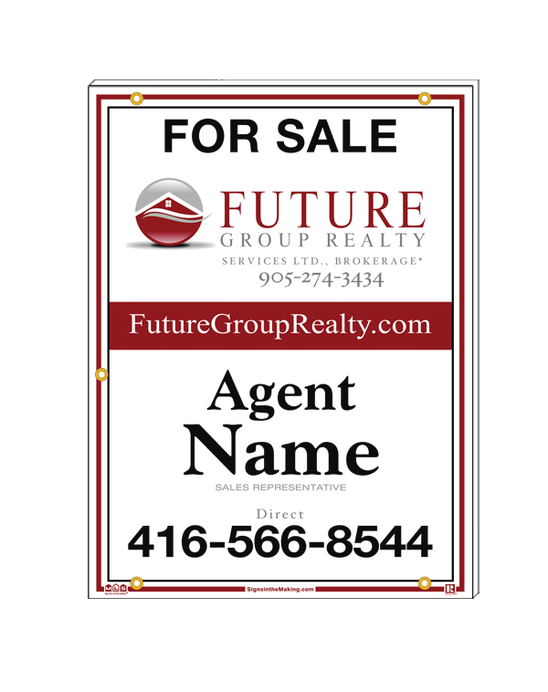 Future Group Realty - For Sale Sign