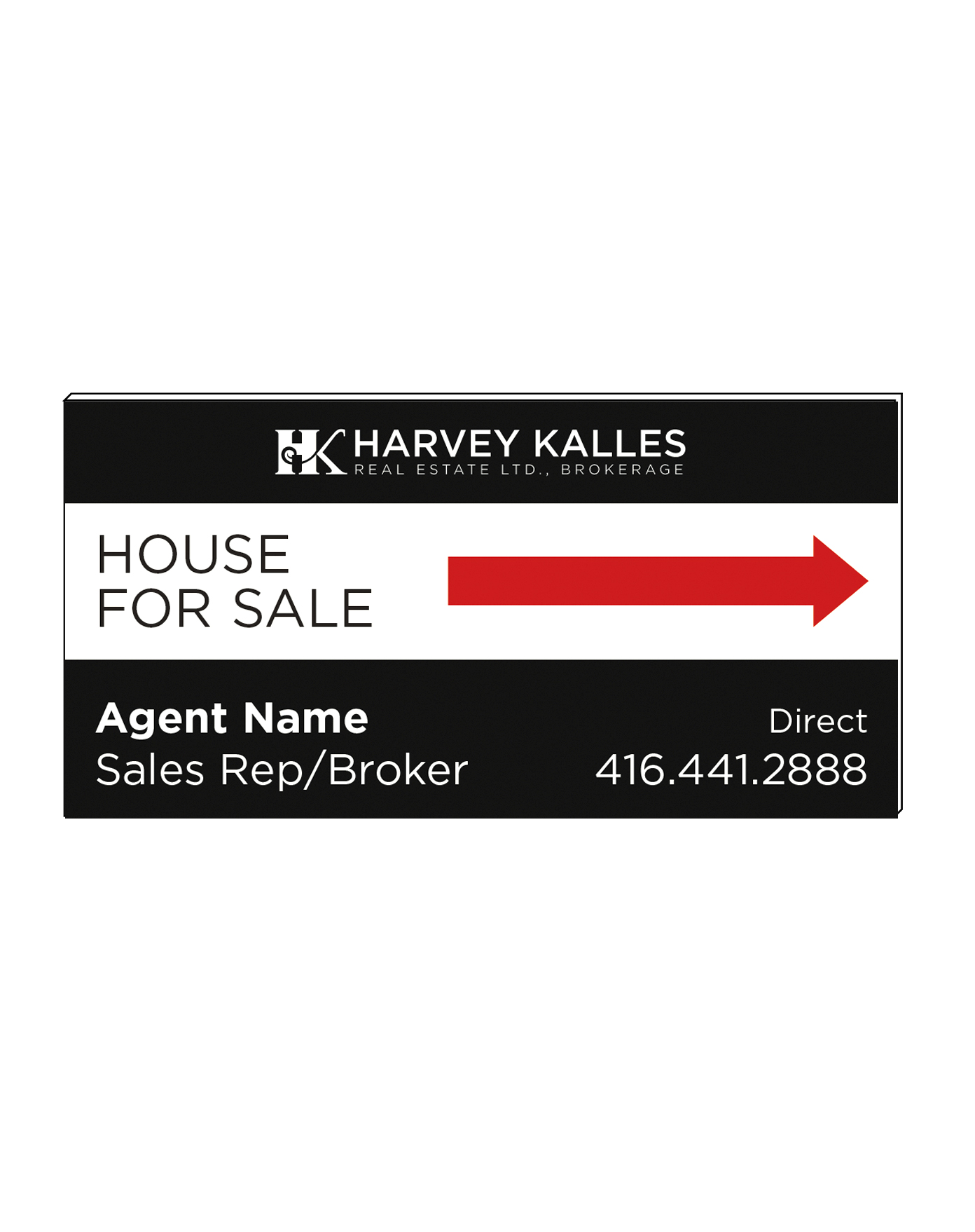 Harvey Kalles - Directional Signs, Personalized