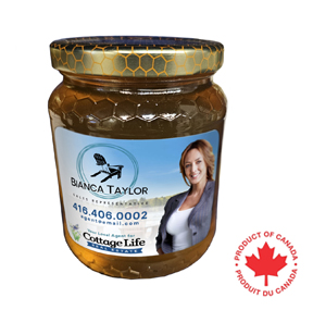 <i class="fas fa-address-card"></i> Promotional Label - Honey Jars