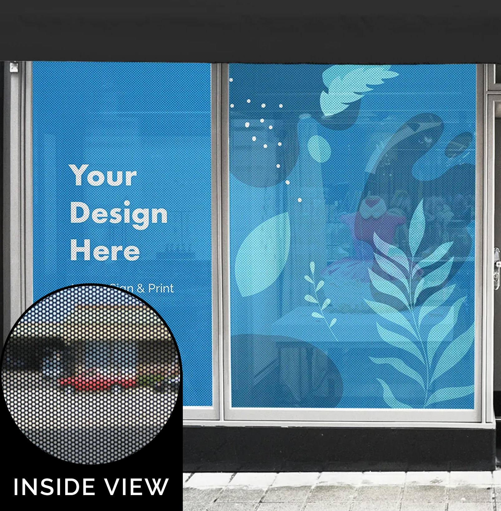 Perforated Vinyl for Windows