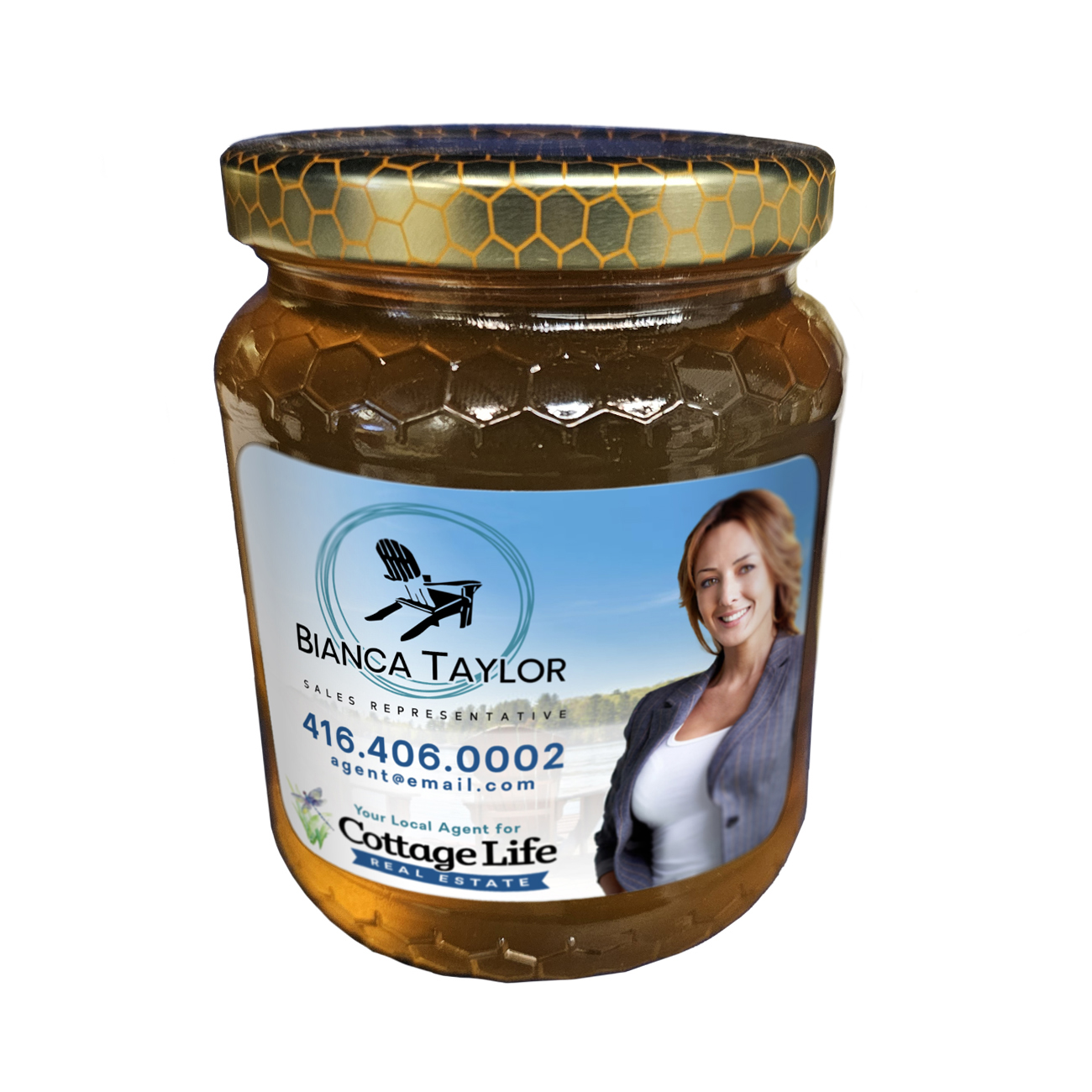 Promotional Label - Honey Jars <i class="fas fa-address-card"></i> Promotional Label - Honey Jars
