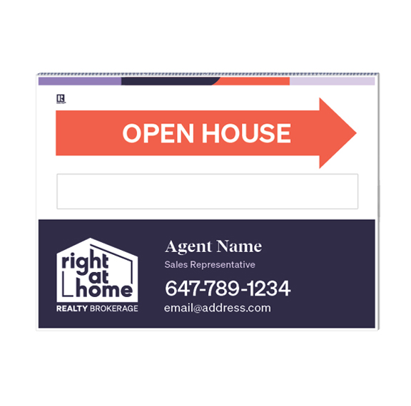Right At Home - Directional Signs w/Marker Panel