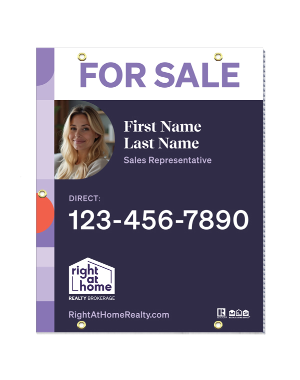 Right At Home - For Sale Sign