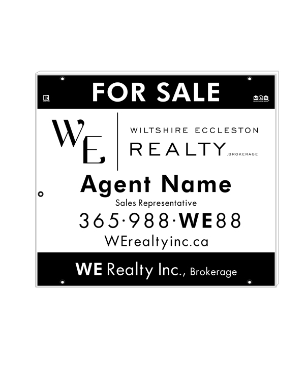 WE Realty For Sale Sign