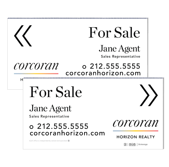 Corcoran Horizon Realty Directional Signs 3
