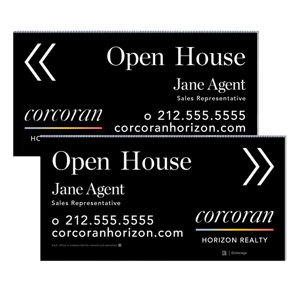Corcoran Horizon Realty Directional Signs 2