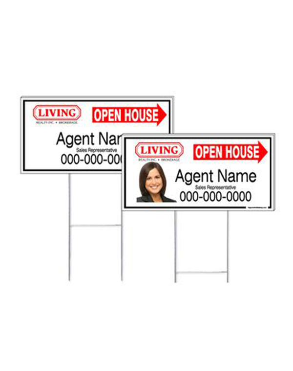 Living Realty - Directional Signs, Personalized 2