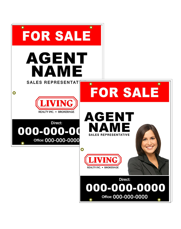 Living Realty - For Sale Sign 1