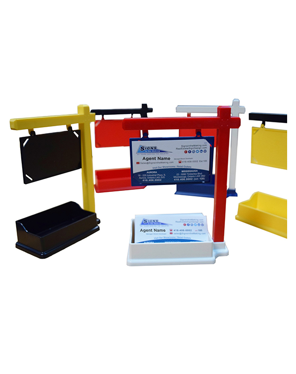 Mini Real Estate Sign - Business Card Holder 1